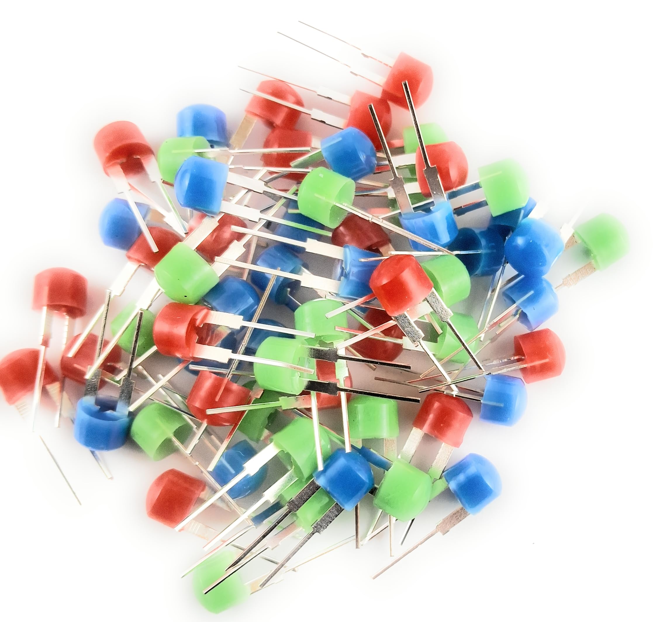 75 Pics 8mm 360° LED Red, Green, Blue 25 pics Each Led Light-image-10