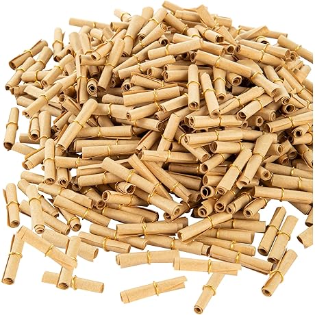 300 Mini Vintage-Style Diploma Scrolls for Celebrations and Keepsakes