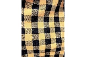 Cotton Gingham Plaid Checked Flannel Fabric