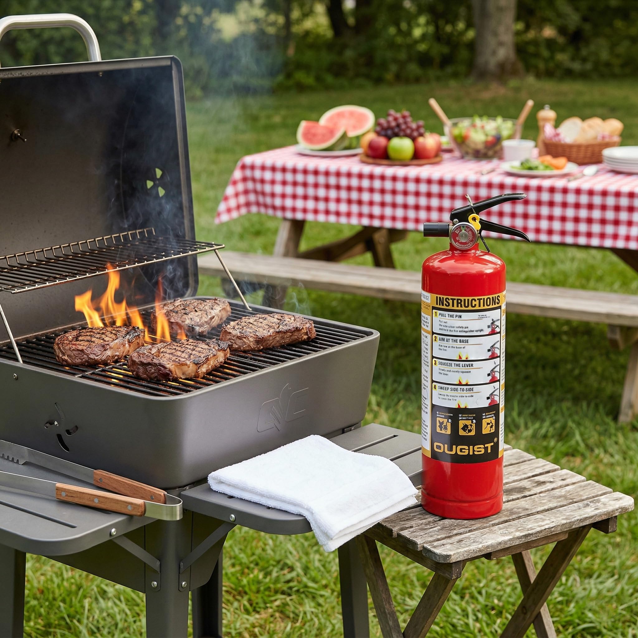 Ougist Home Fire Extinguisher - ABC Dry Chemical -8