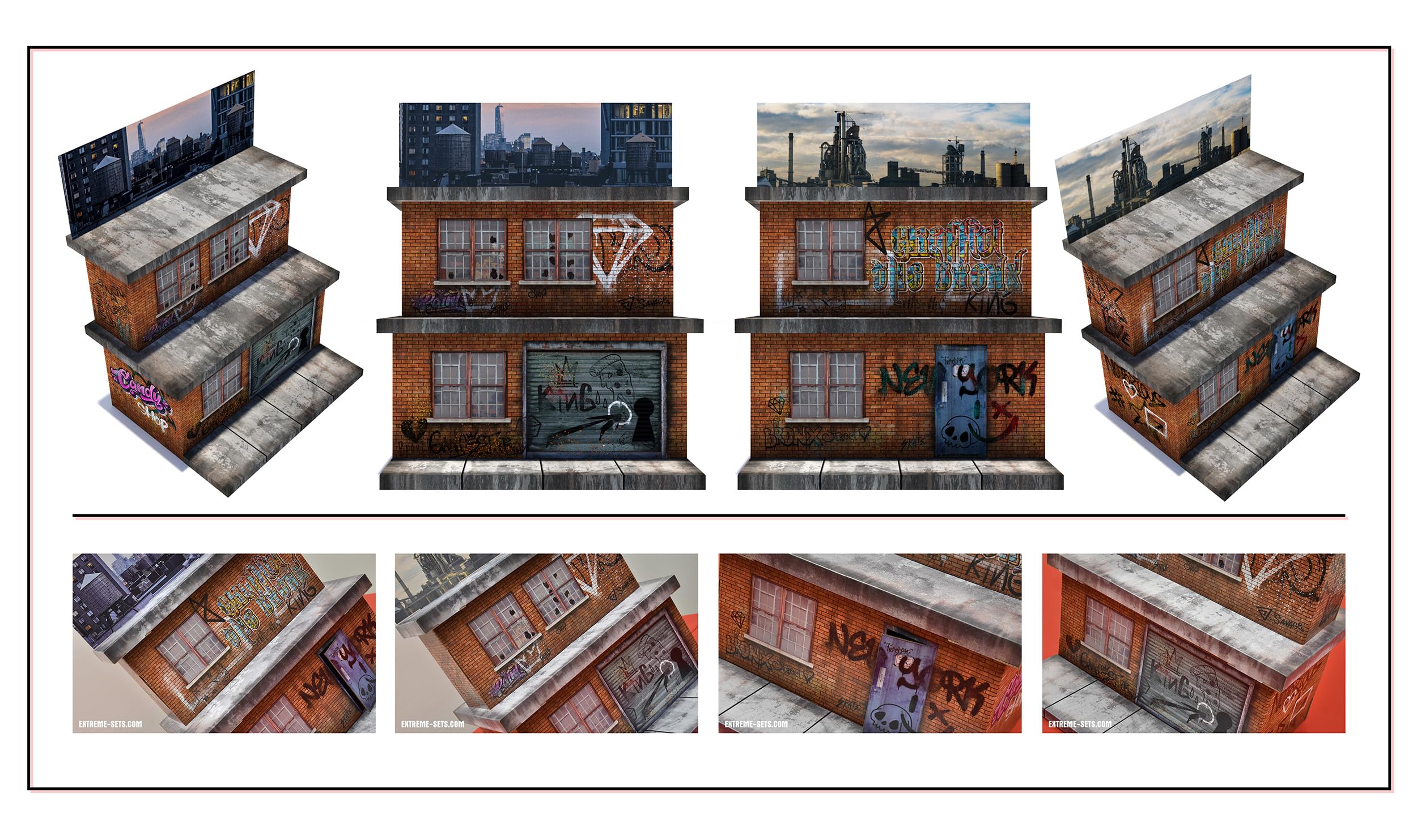 スポーツトイ・アクショントイ Onedrop diorama Amazon.com: NYC Building Pop-Up Diorama 1/12 Scale Extreme-Sets