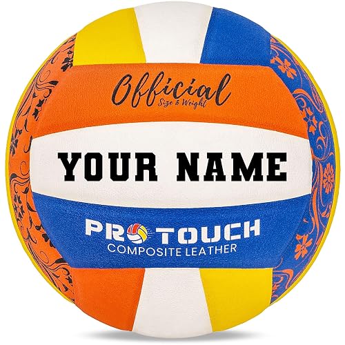 Custom Volleyball with Name – Official Size 5 Composite Leather
