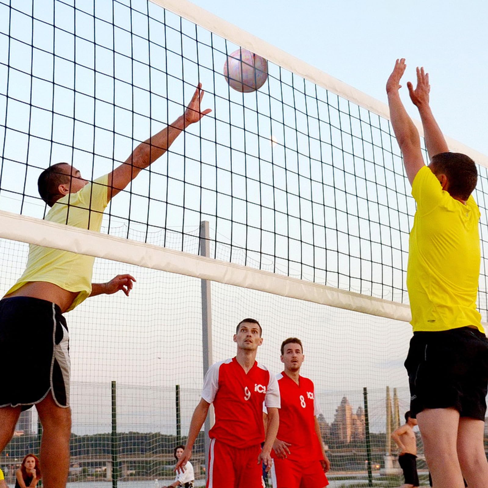 Pelota de voleibol suave oficial para interiores y exteriores, playa, tamaño 5, entrenamiento de voleibol para principiantes, adolescentes y adultos