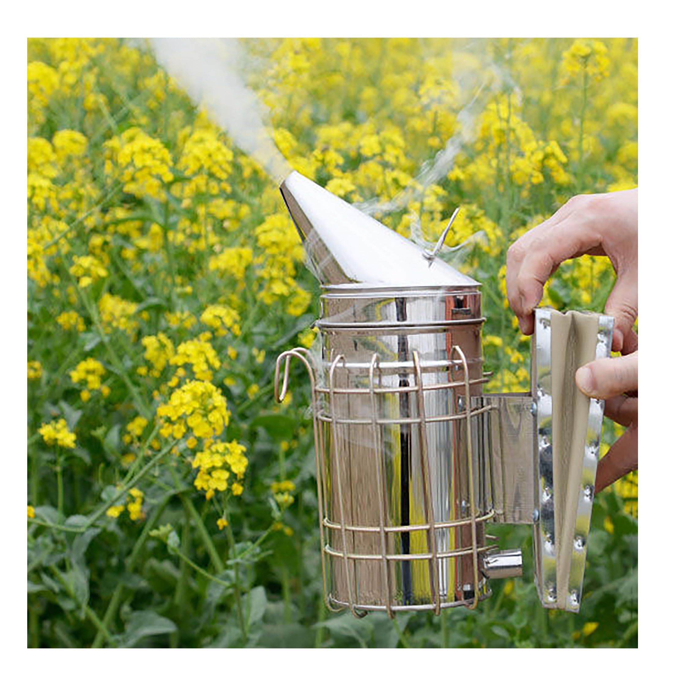 Amazon | ミツバチ 燻煙器 養蜂用 スモーカー 噴煙器安全 養蜂器具