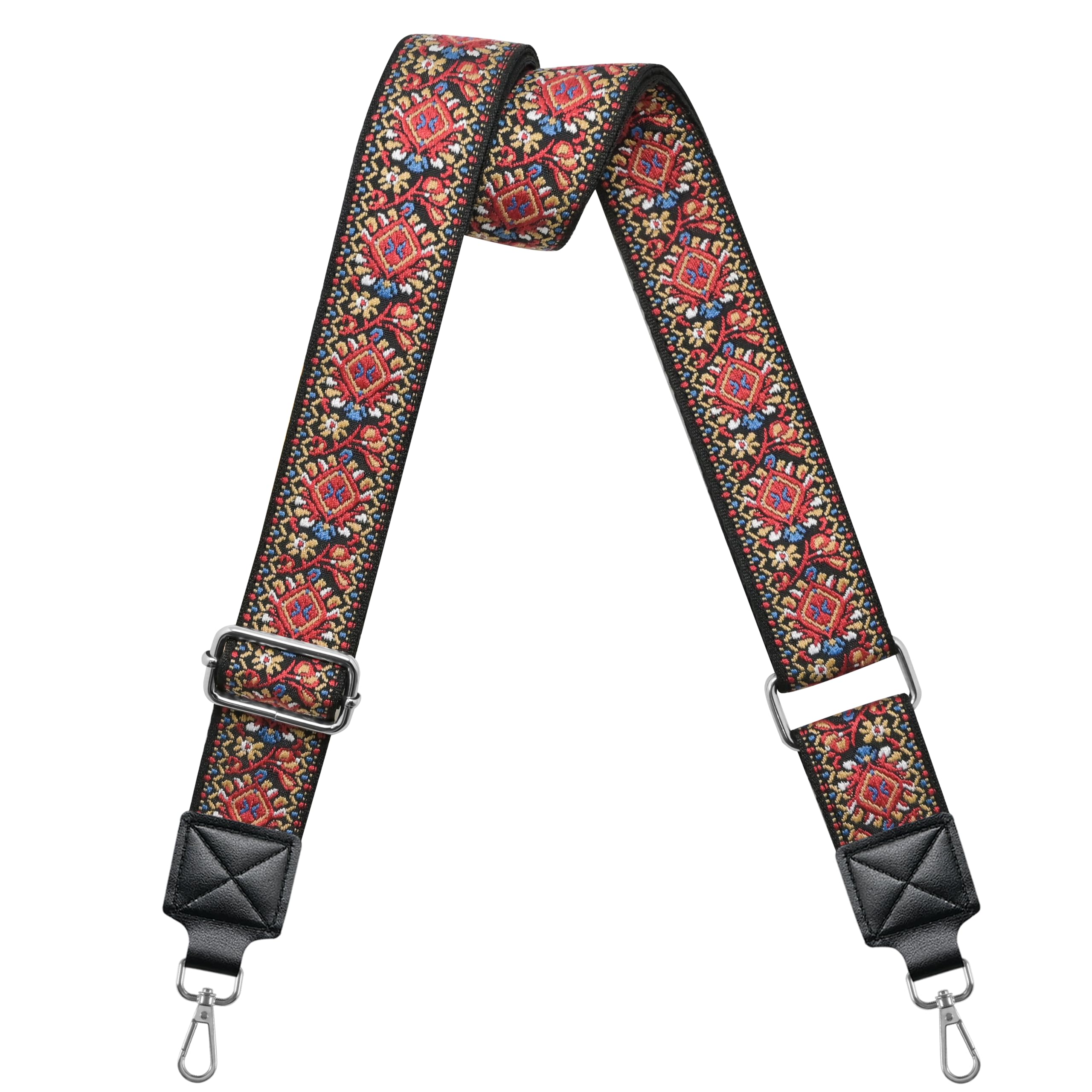 Muteffcase Purse Strap Wide Replacement Crossbody Bag Straps, 1.5" Canvas Handbag Shoulder Strap, Adjustable Tote Belt