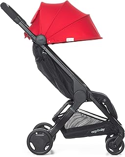 Ergobaby Metro Cochecito Bebe Plegable Ligero, Silla de paseo a Partir de 6 Meses Hasta 18 kg (Rojo)