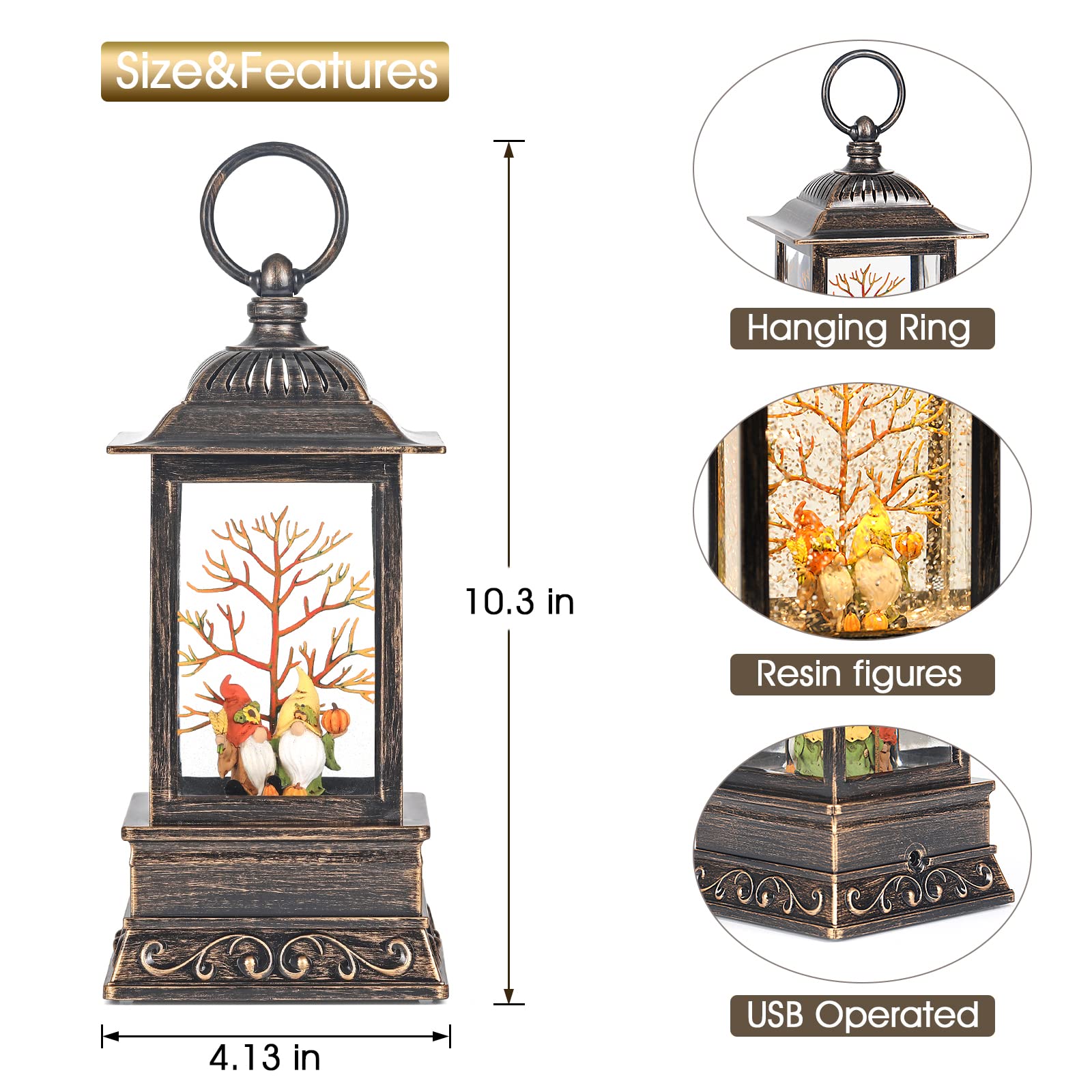 【新品｜音が鳴る♪光る⭐︎】電話BOX スノードーム 新品｜音が鳴る♪光る⭐︎】電話BOX スノードーム