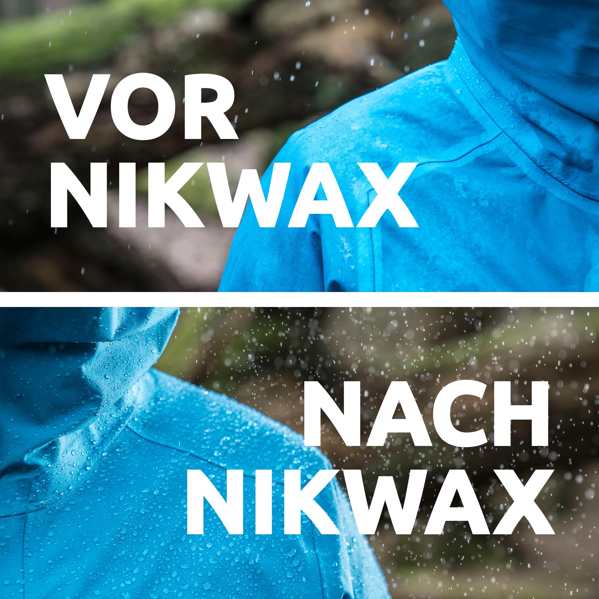 Nikwax Tech Wash und TX.Direct Wash-In Doppelpack 2 x 1L, Technischer Reiniger und Wash-In Imprägnierer für Wetterschutzbekleidung - reinigt, imprägniert, revitalisiert die Atmungsaktivität
