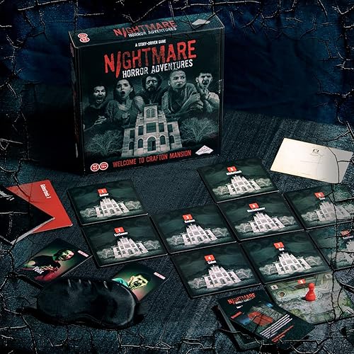 Miniatura 3 de Nightmare Horror Adventures  Juego de mesa de misterio de asesinato para adultos y adolescentes