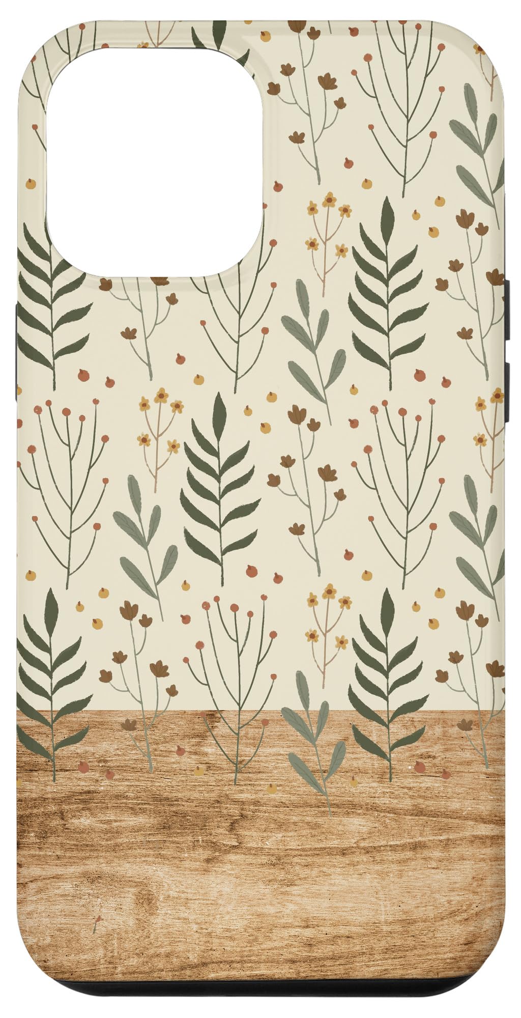 iPhone 12 Pro Max Boho Botanical Floral Pattern Flower Power Wildflowers Gift Case