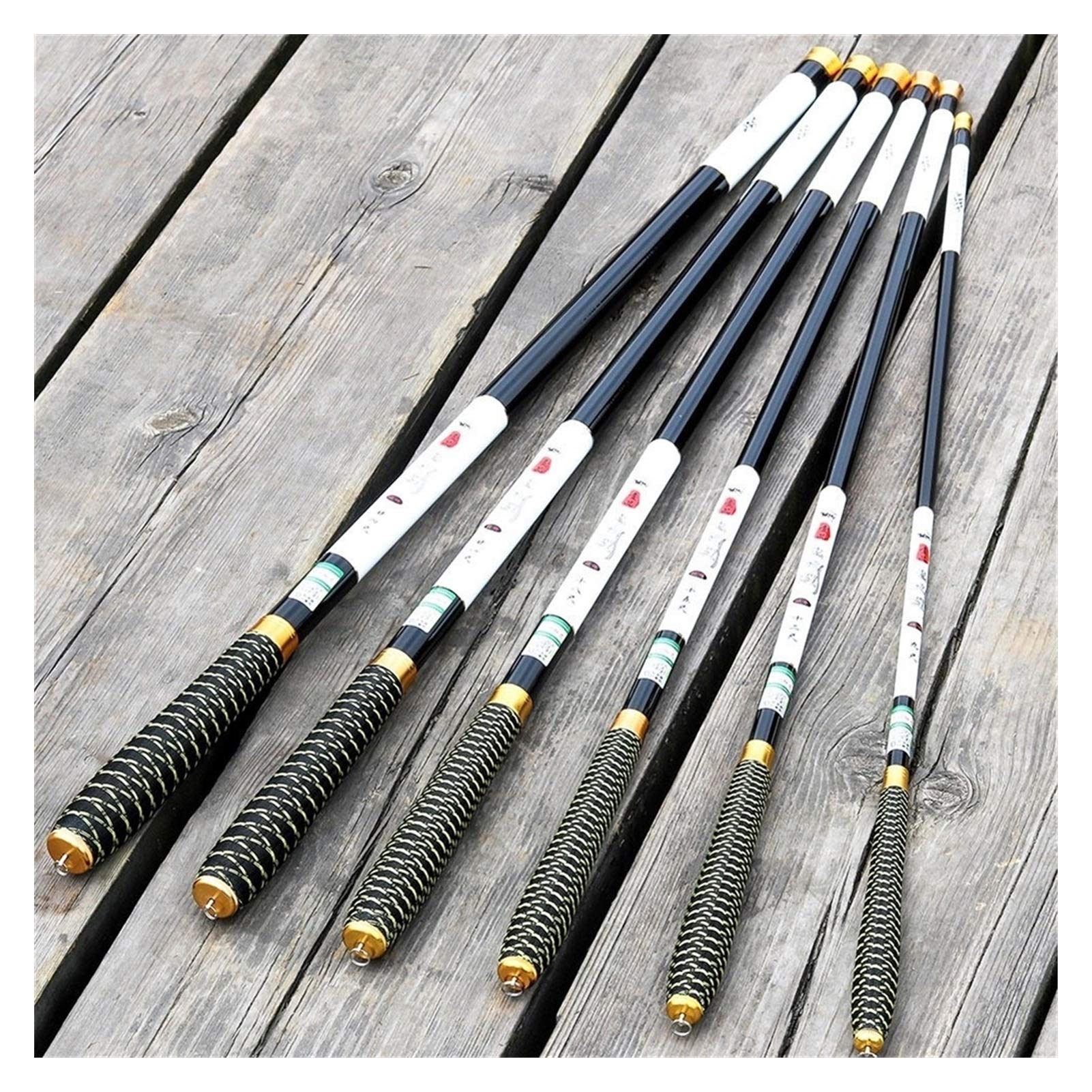 Canna da pesca ad alto tenore di carbonio 3.6 4.5 7.2 Metri flusso mano Pole Carbon Fiber Casting telescopica for la pesca canne Pesce Tackle