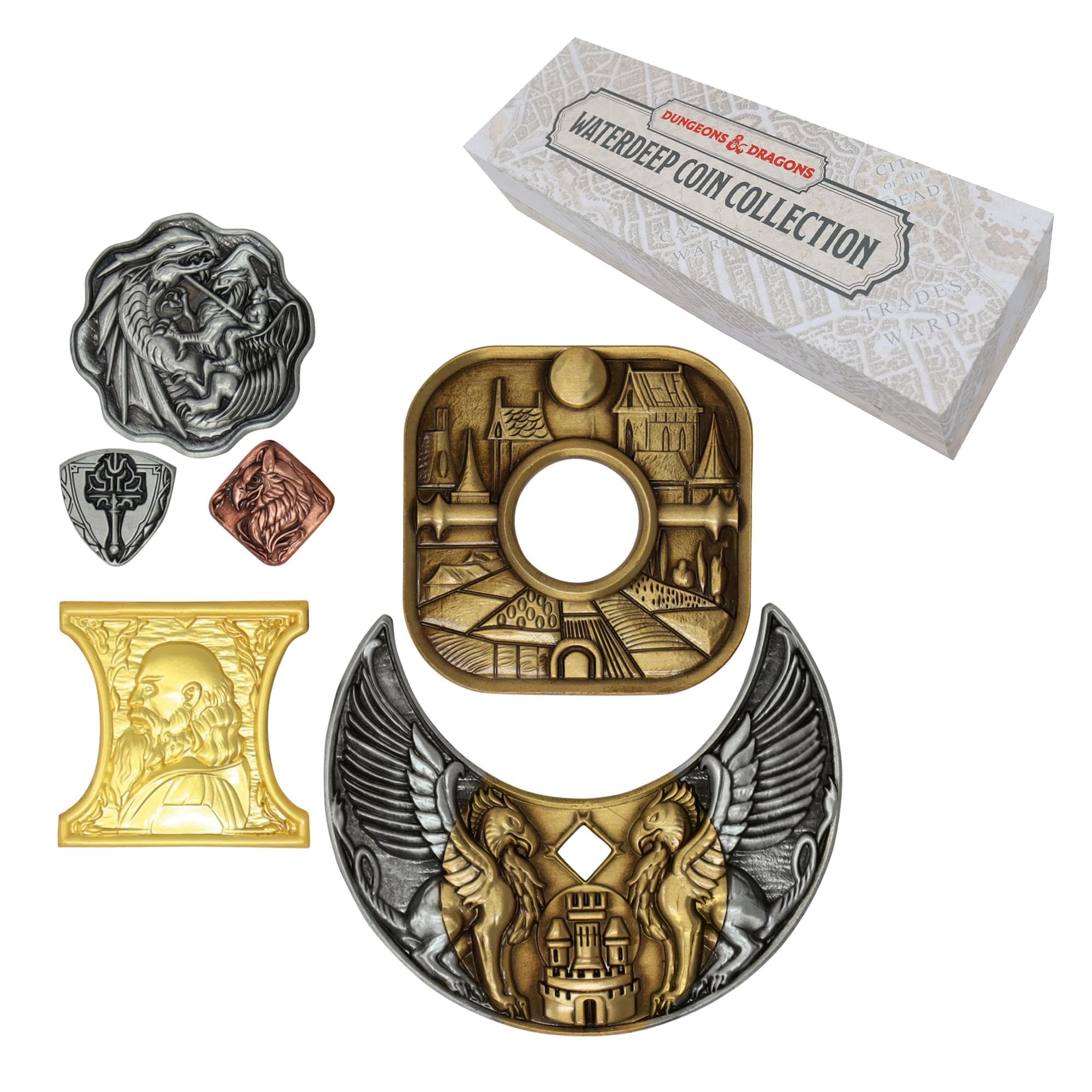 Fanattik Dungeons & Dragons répliques de collection en métal numérotées 7
