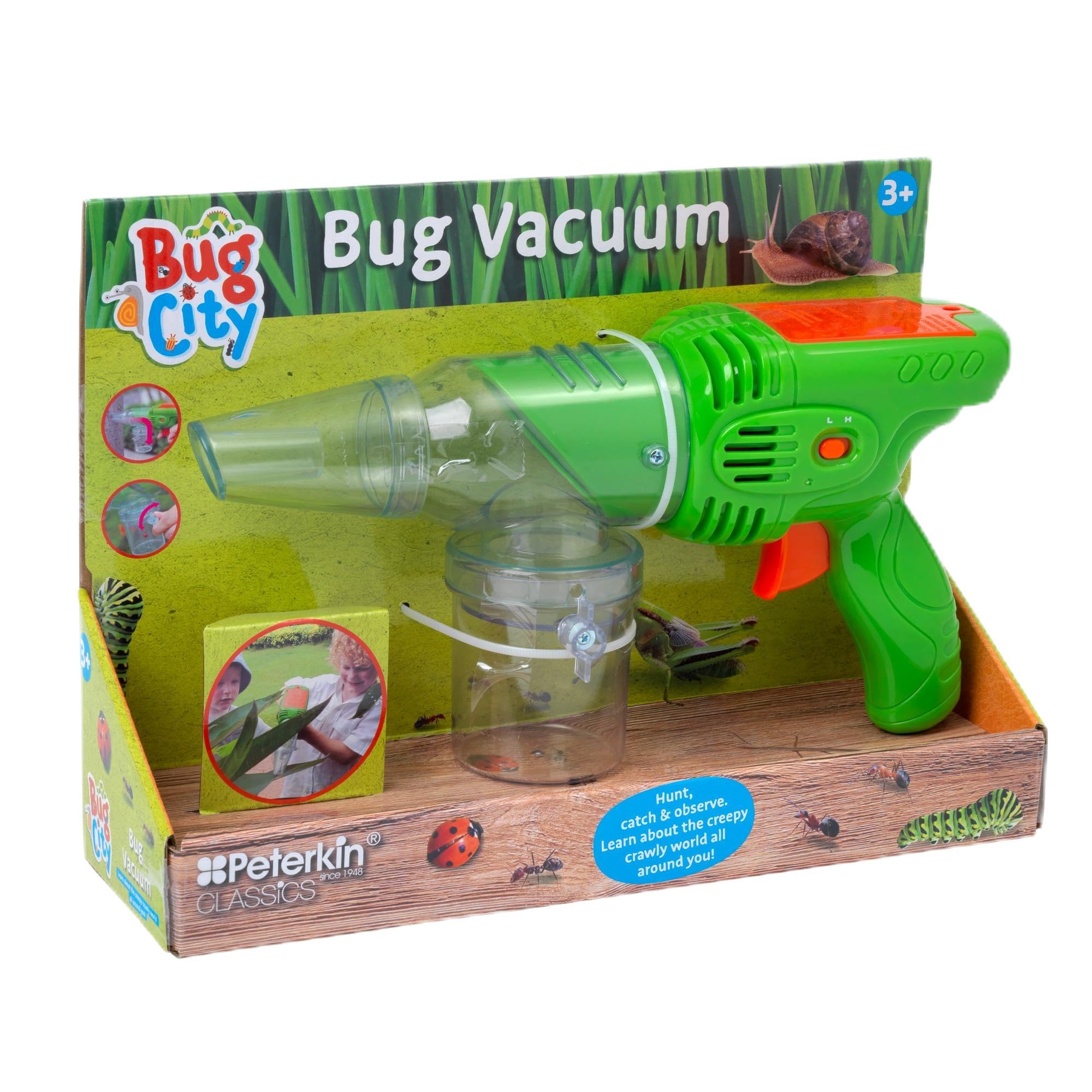 Peterkin Classics | Bug City: Bug Vacuum - catch and observe bugs and insects and learn about the creepy crawly world | Learning & Education | Explorer Toys | Ages 3+