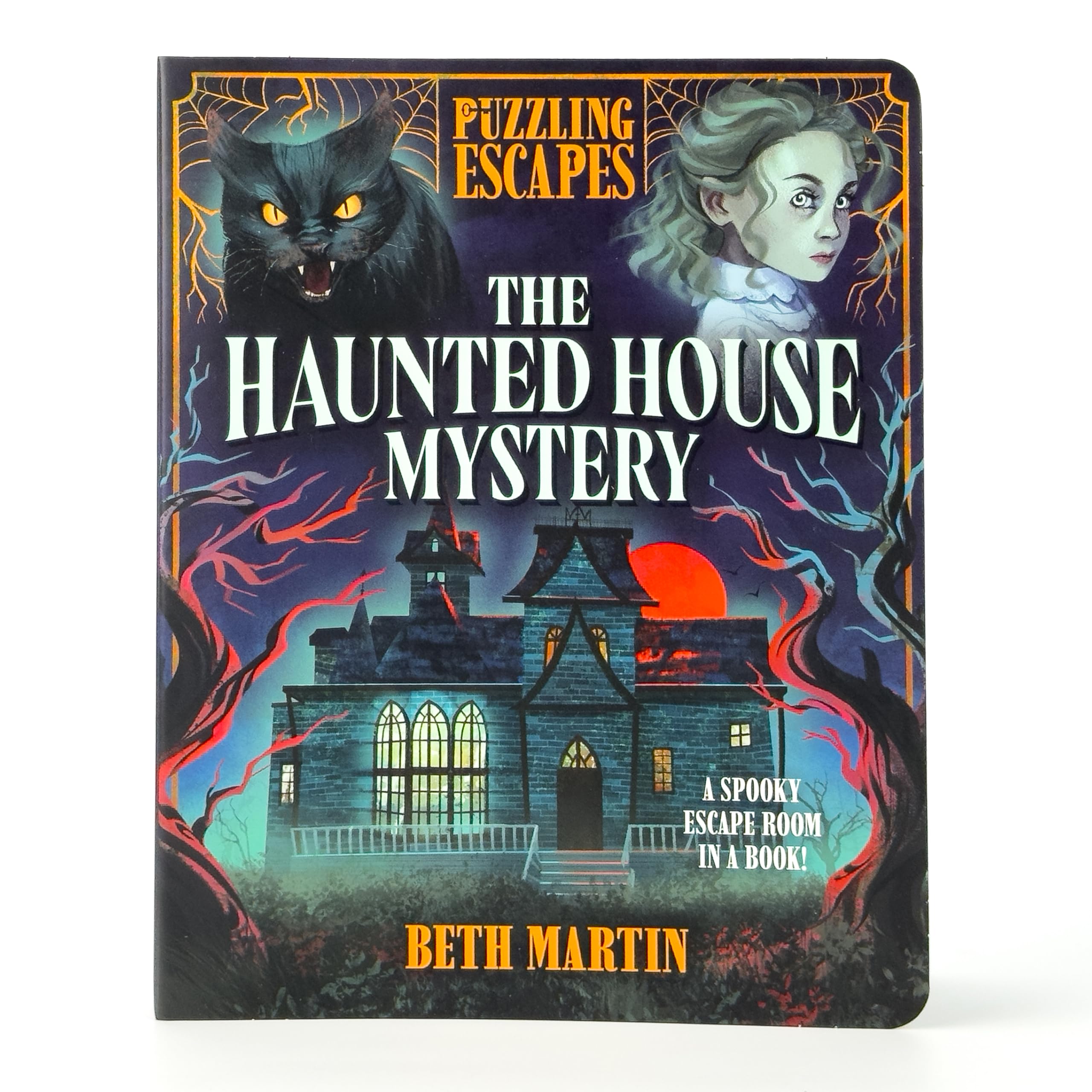 Puzzling Escapes: The Haunted House Mystery – Escape Room Puzzle Book with Brain Teasers, Riddles, Logic & Mystery Puzzles