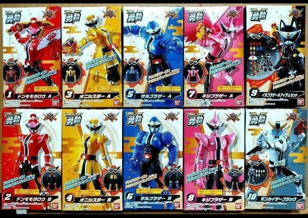 勇動暴太郎戦隊ドンブラザーズ全18種類コンプリートセット12/10