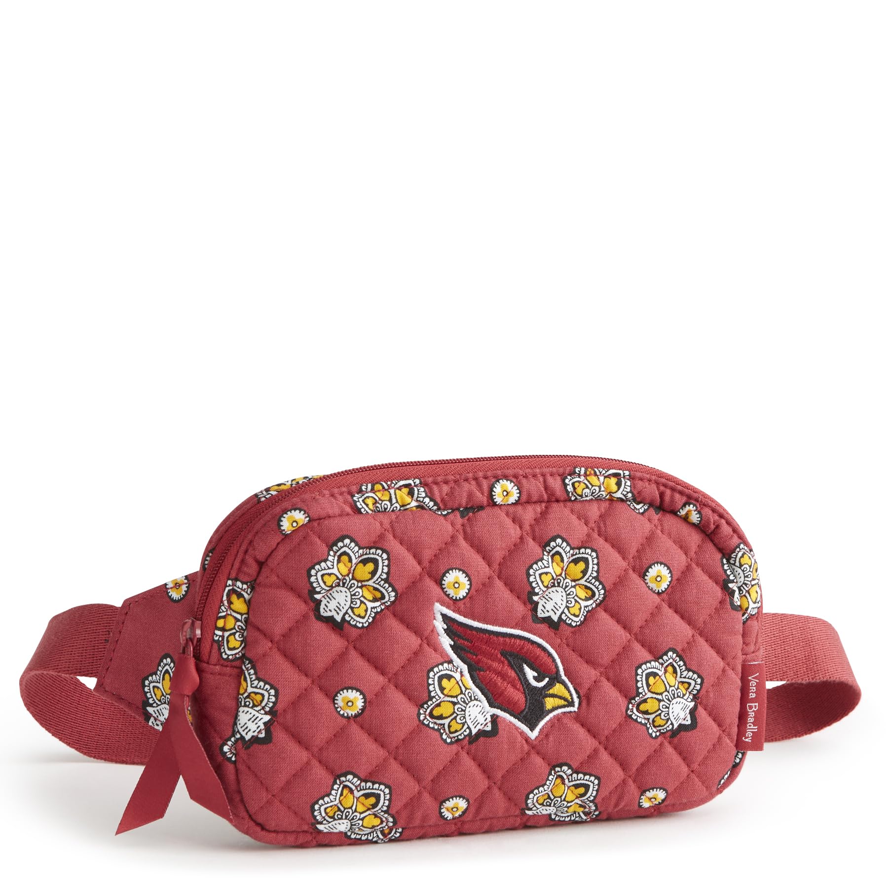 Vera Bradley Premium Cotton Large Travel Duffel Bag, Royal Blue/Red Bandana