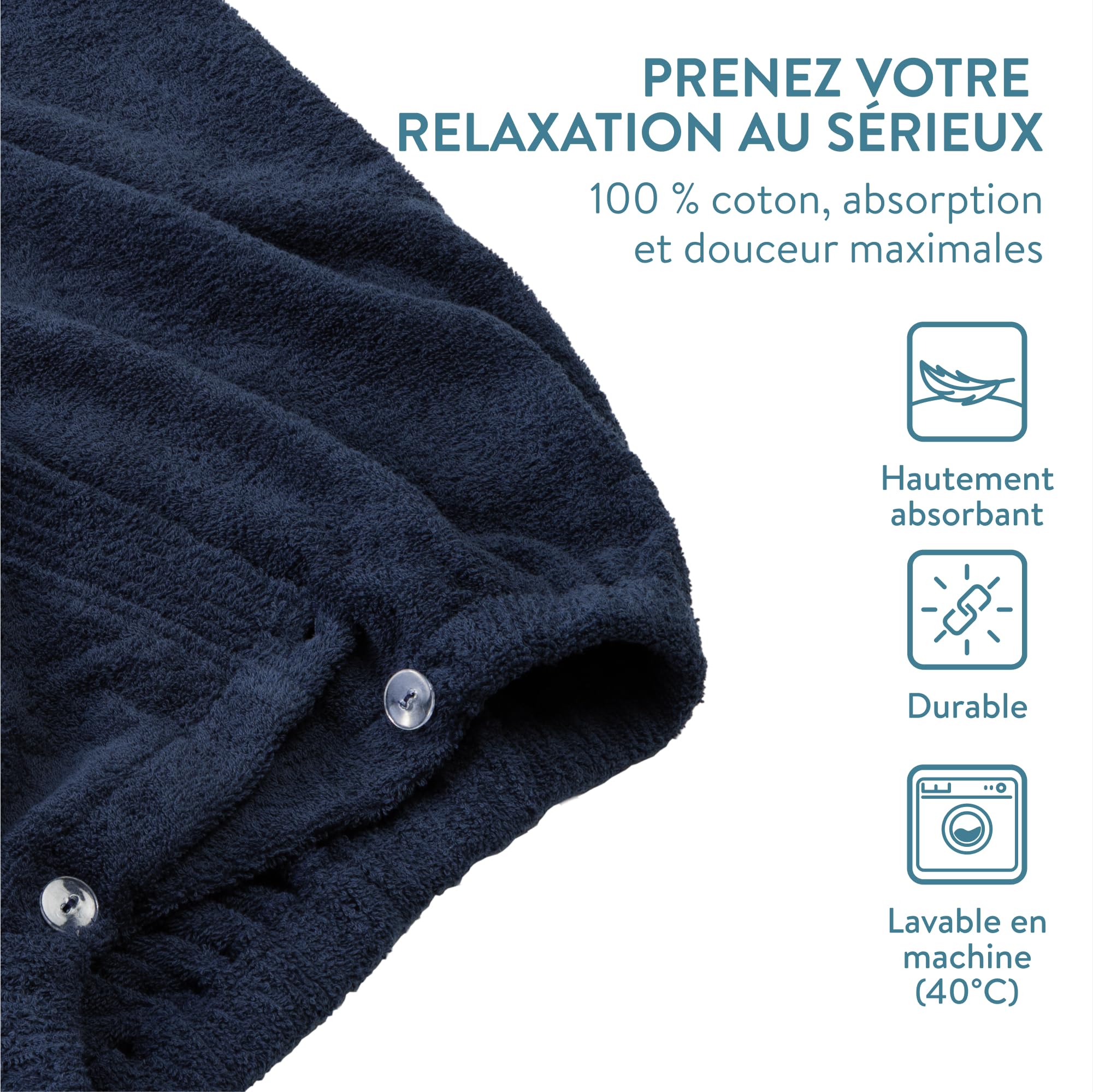 Paréo De Bain - Serviette De Sauna - JASSZ - TO3520 - Blanc