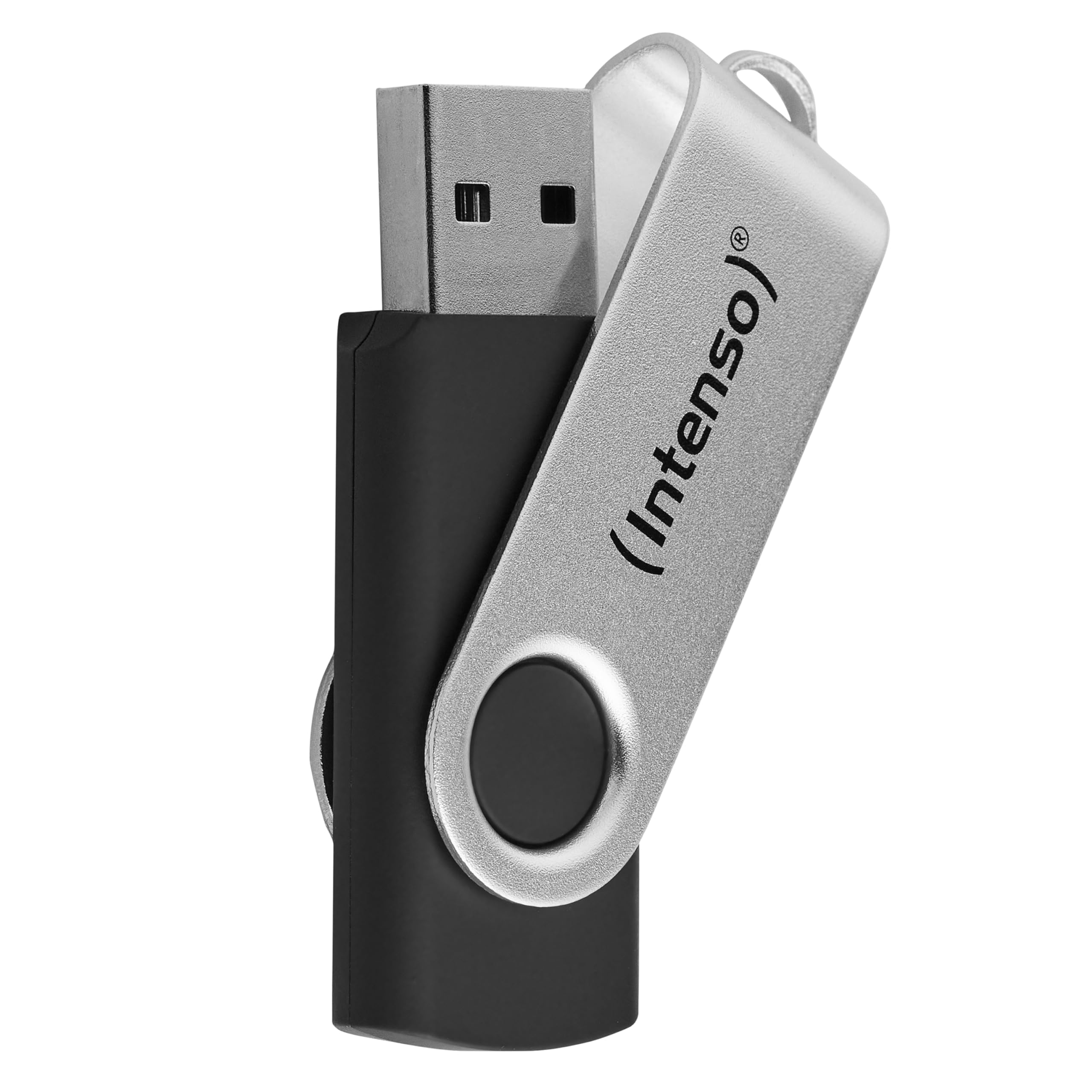 Intenso Office Line USB Stick 256 GB, Super Speed USB-A 3.2 Speicherstick mit bis zu 70 MB/s, Robustes Kunststoff-Metall-Gehäuse, Silber-Schwarz: Amazon.de: Computer & Zubehör