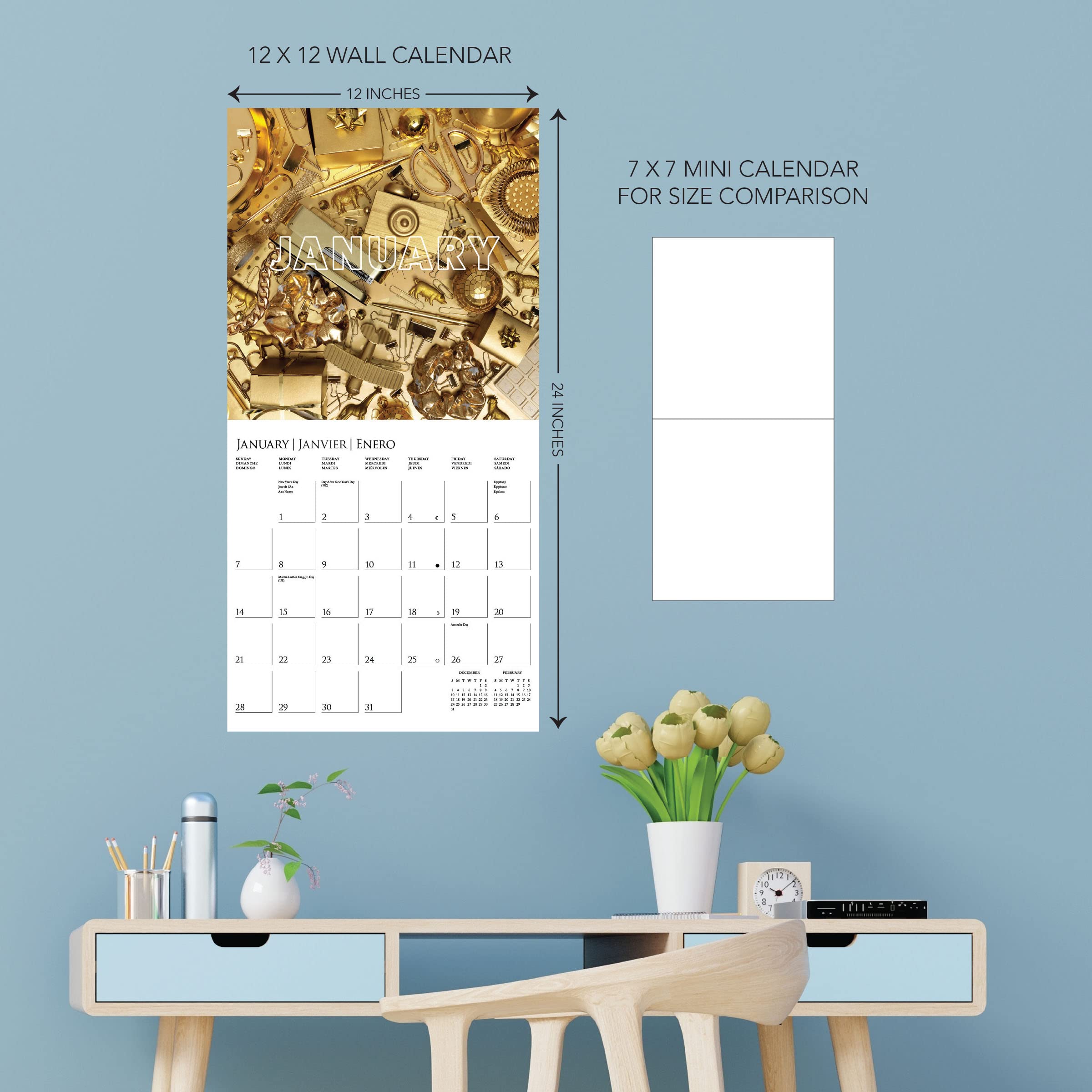 Graphique 2024 Life in Color Wall Calendar - Image 4
