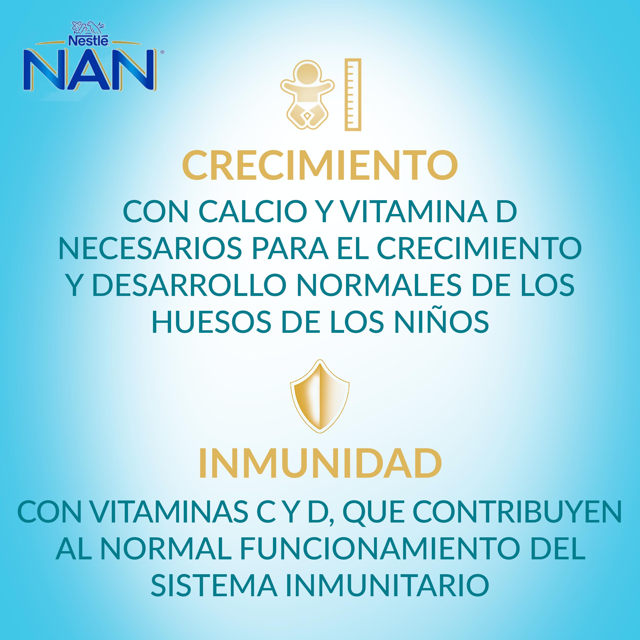 Nestlé NAN OPTIPRO 1 Líquida, Leche para lactantes, 12x500ml