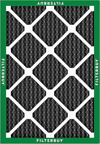 Miniatura 9 de Filterbuy Filtro de aire MERV 8 de 16 x 18 x 1 pulgadas (paquete de 5), filtros de aire plisados para calefacción, calefacción, aire acondicionado y