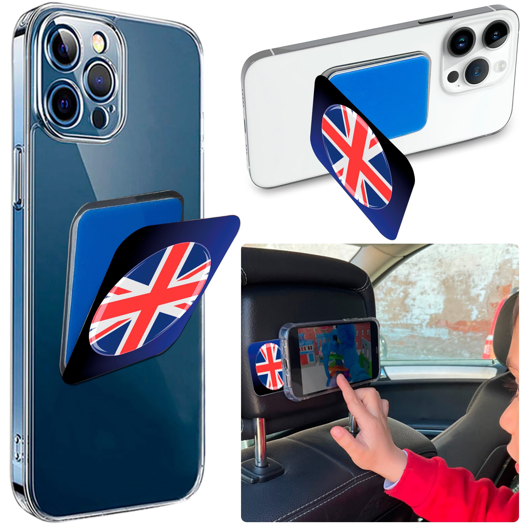 Soporte StickyPhones - Ventosa Reutilizable Para Móvil (espejos, Coche, Azulejos)