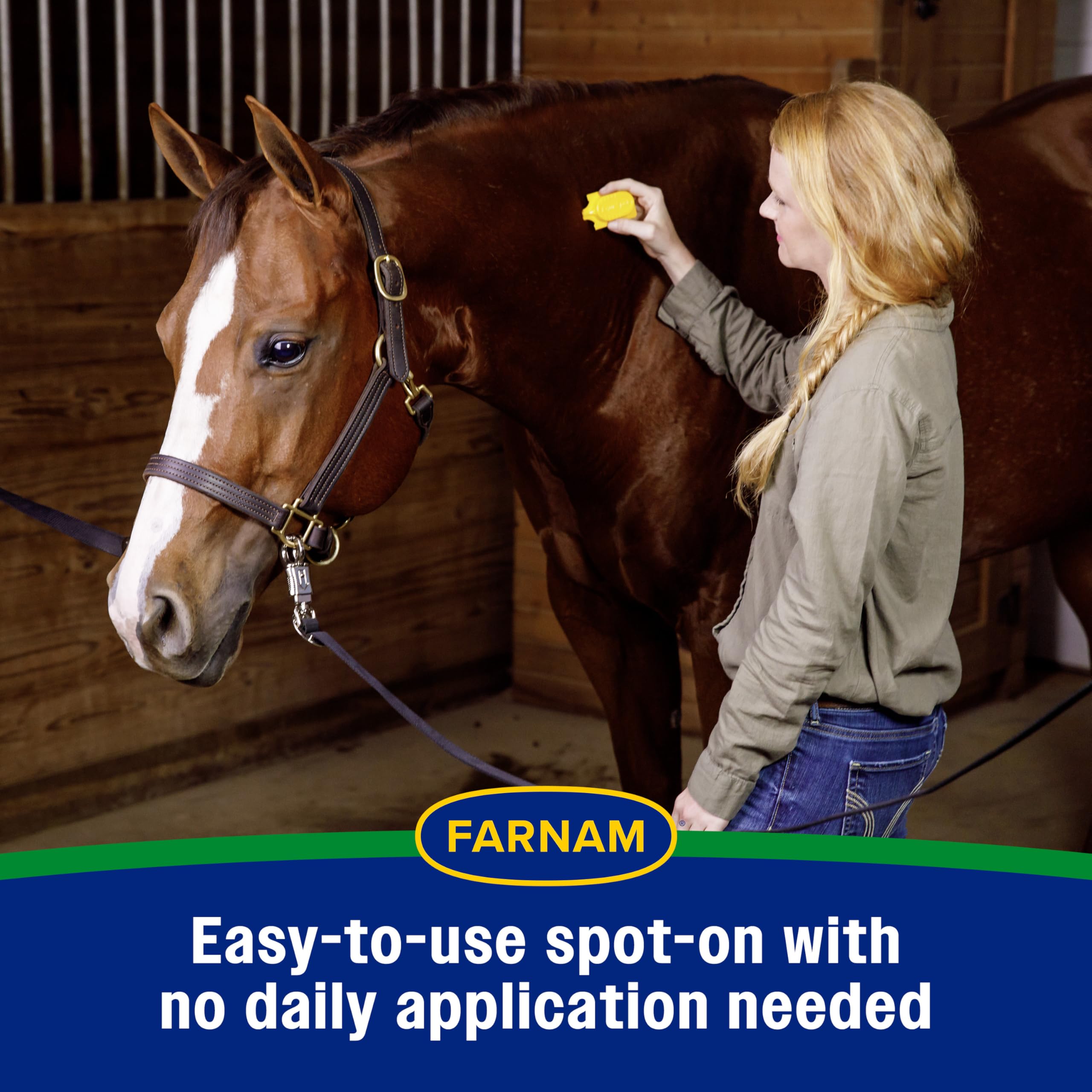 Farnam Equi-Spot, Horse Fly Control, Long-lasting Protection, 6 Applications, 12-Week Supply for One Horse - image 7