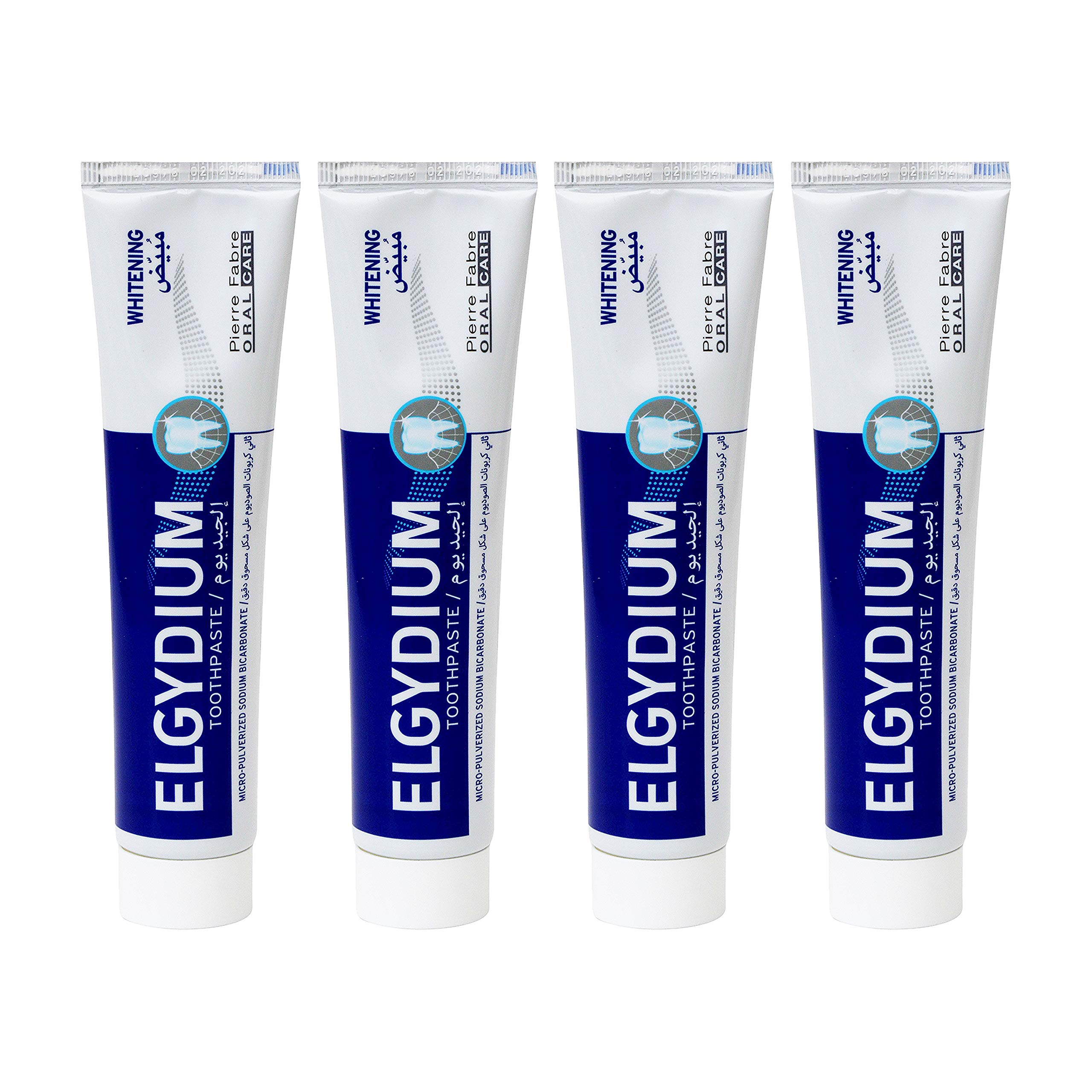 Pierre Fabre Elgydium Whitening ToothPaste, 75 ml (Pack of 4)