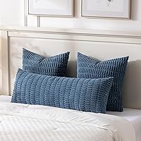 Vista 175 de Fancy Homi Fundas de almohada decorativas bohemias de 20 x 20 pulgadas para sala de estar, sofá, cama, sillón, rústico, moderno, decoración del Crema