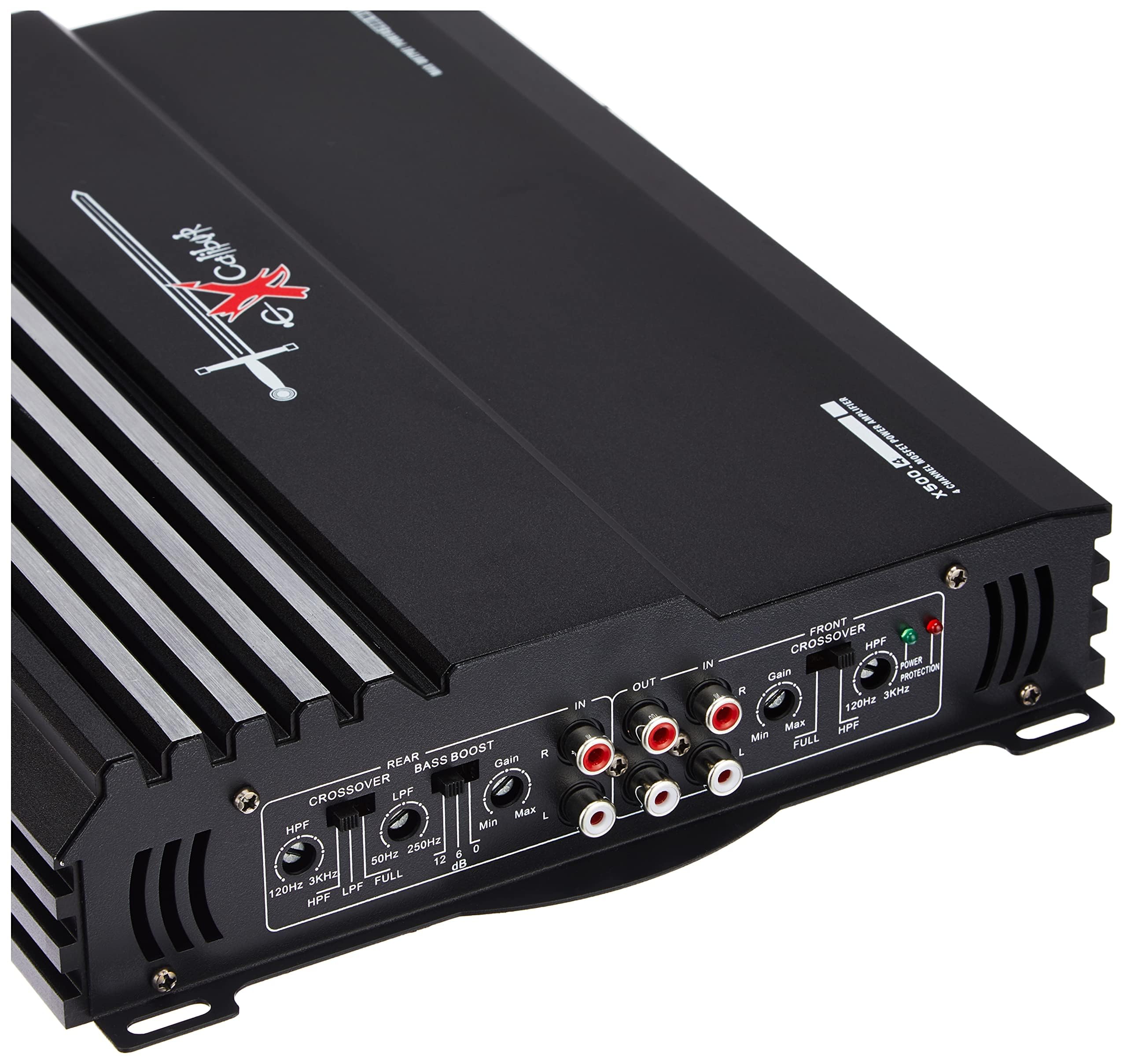 Excalibur Amplificador de potencia X500.4 (MOSFET, 4 canales, 2000 W)