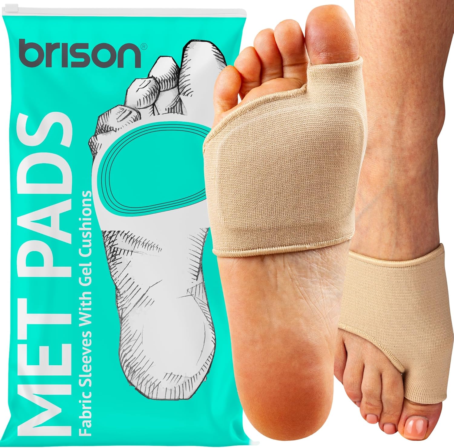 BRISON Metatarsal Pads for Women
