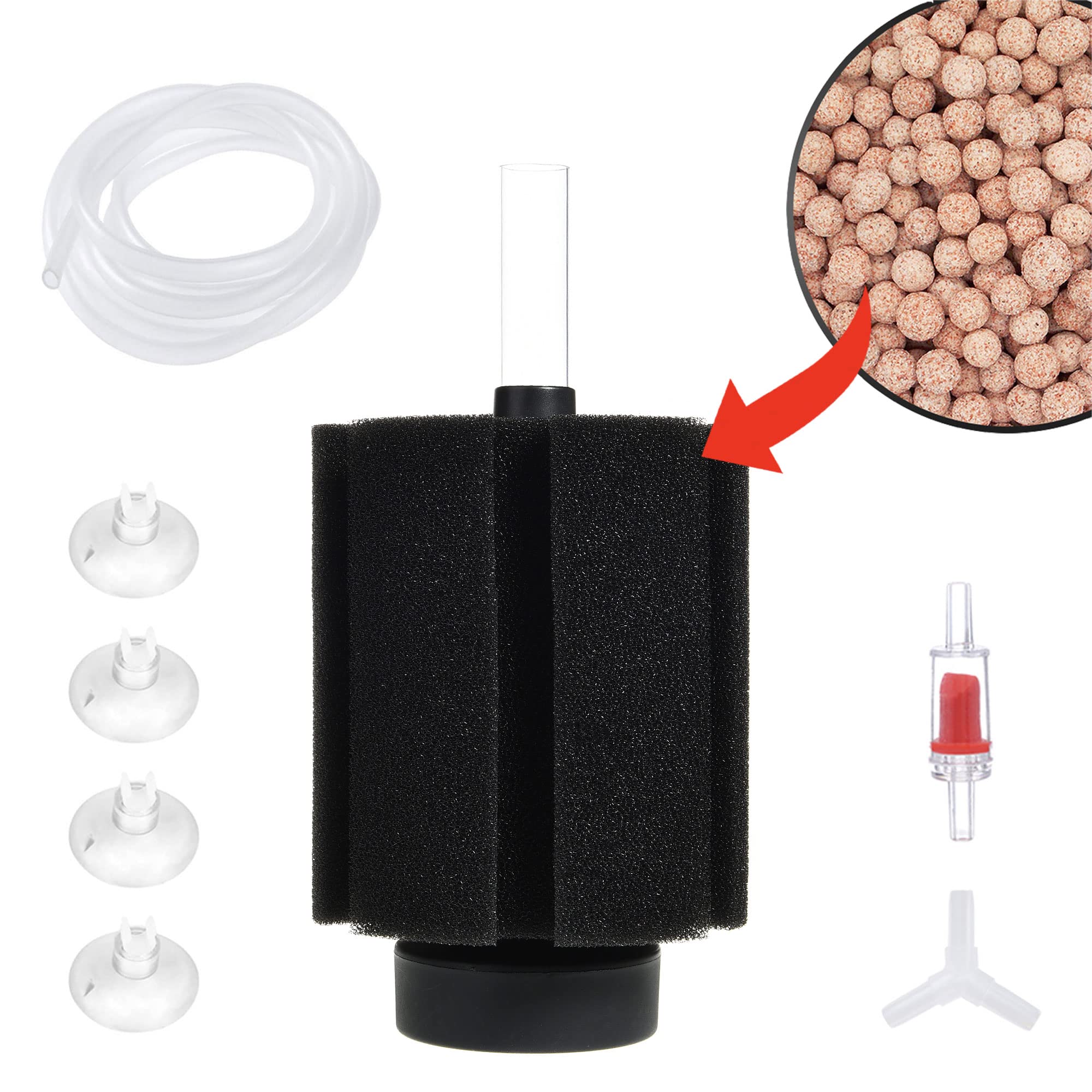 Fish Tank Sponge Filter ALEGI Aquarium Large Sponge Filter 100