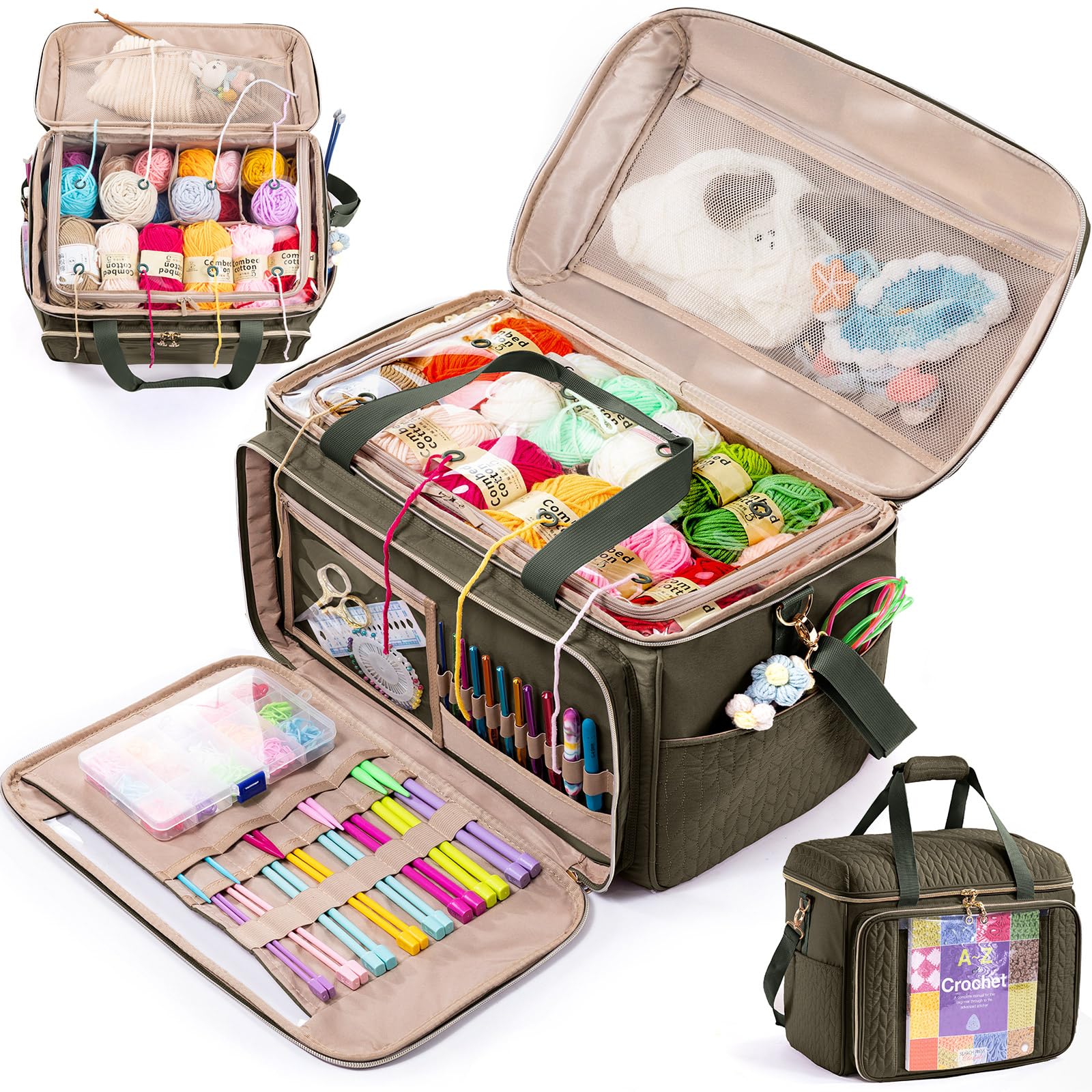 MYBAGZING Large Yarn Storage Bag