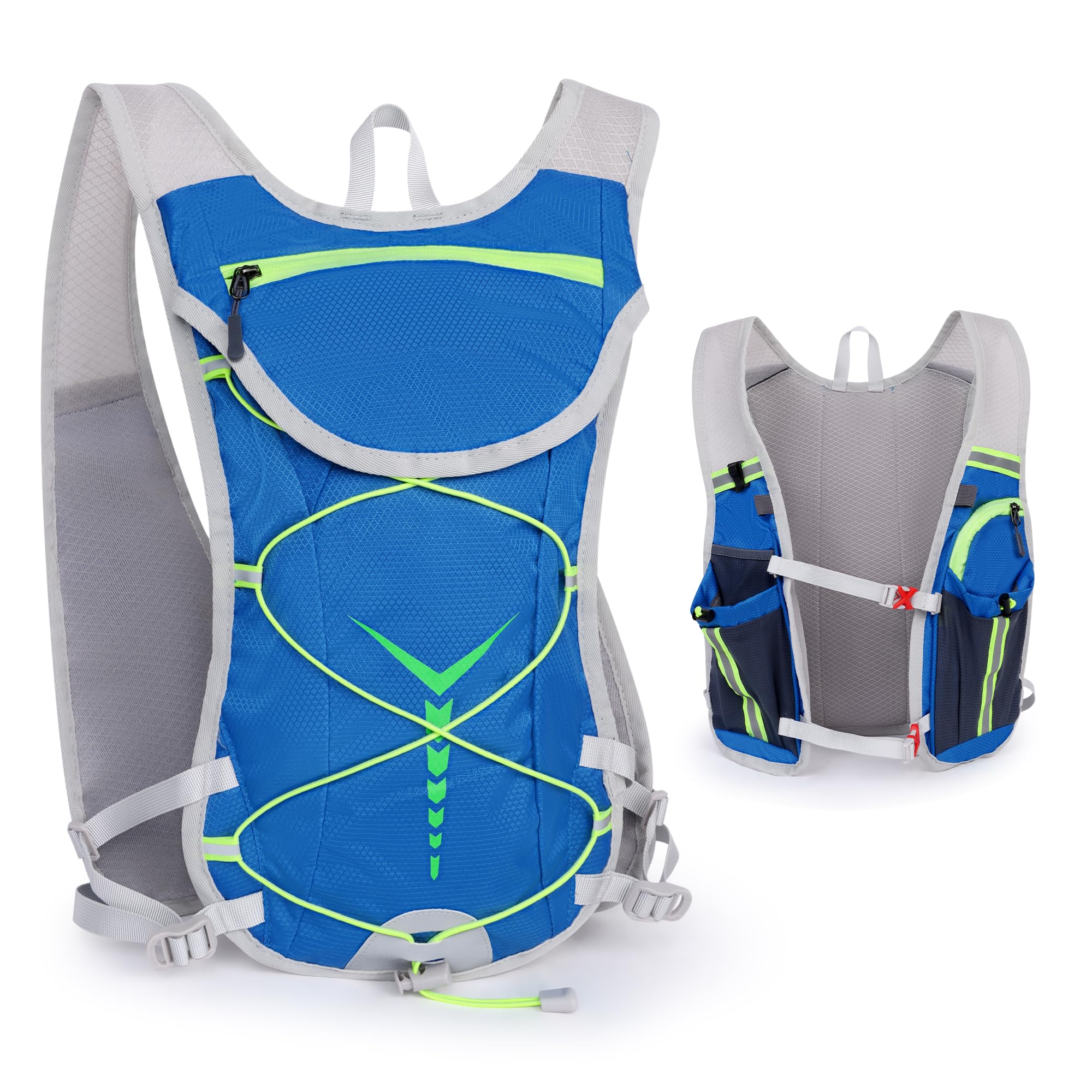 Running Vest Running Backpacks Lightweight, Reflective Running Vest Design, Outdoor Hiking Shoulder Bag