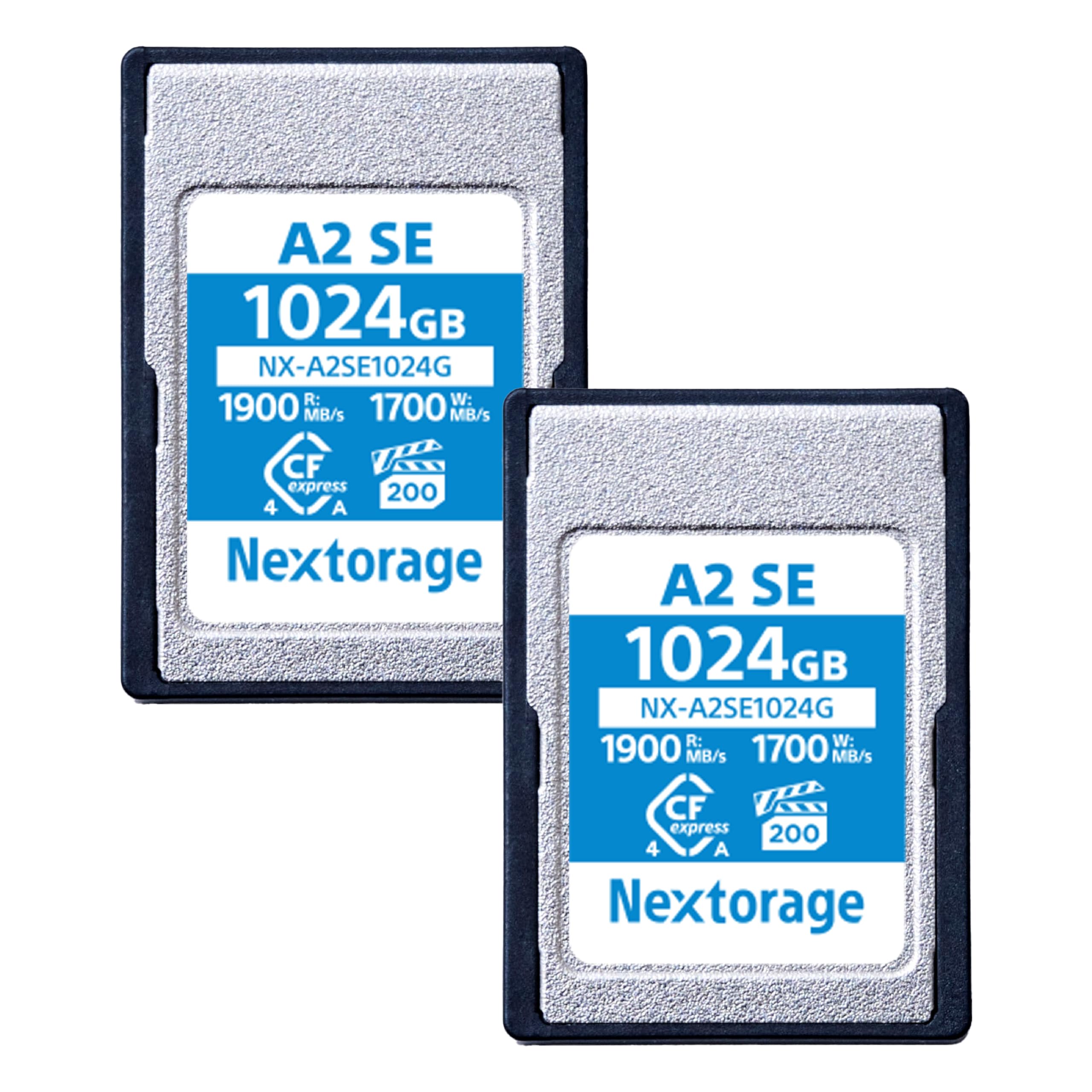 Nextorage Japan CFexpress 4.0 Type A 1024GB 2-Pack Memory Card Sony Camera