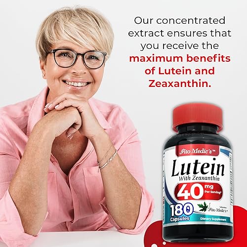 Miniatura 3 de FITO MEDIC'S Lab | Luteína | 180 Cápsulas | 40 mg | Suplementos de Luteína 40 mg | Luteína y zeaxantina | Extracto Concentrado | Luteína 40 mg |