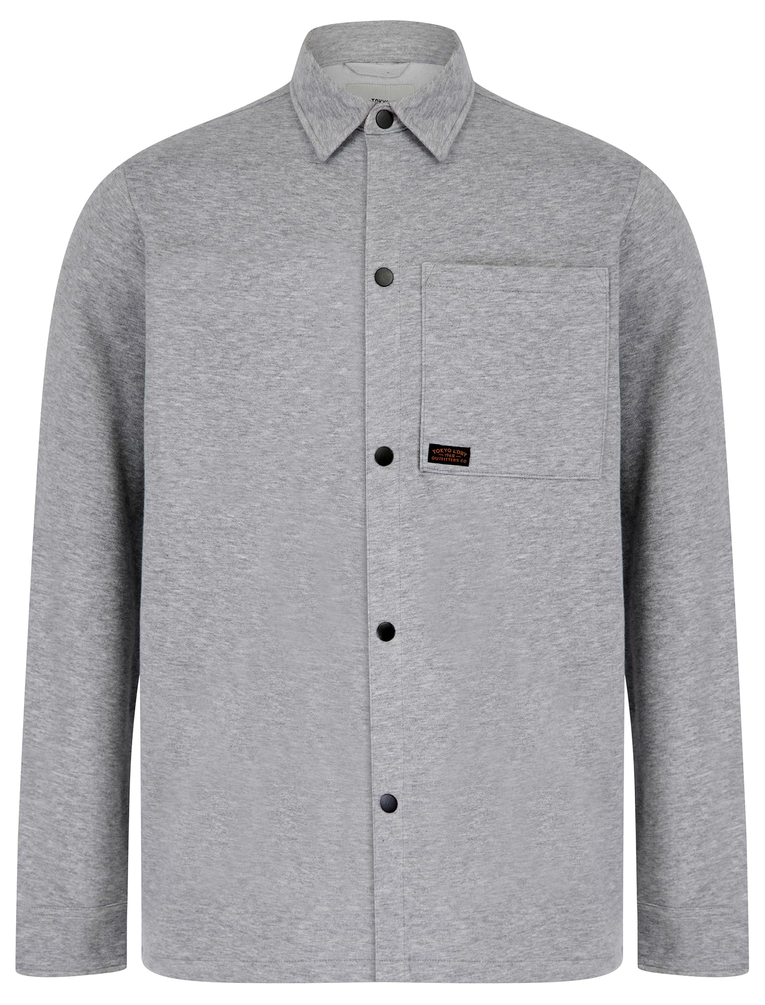 Tokyo Laundry Men's Thick Brushback Fleece Button Down Overshirt