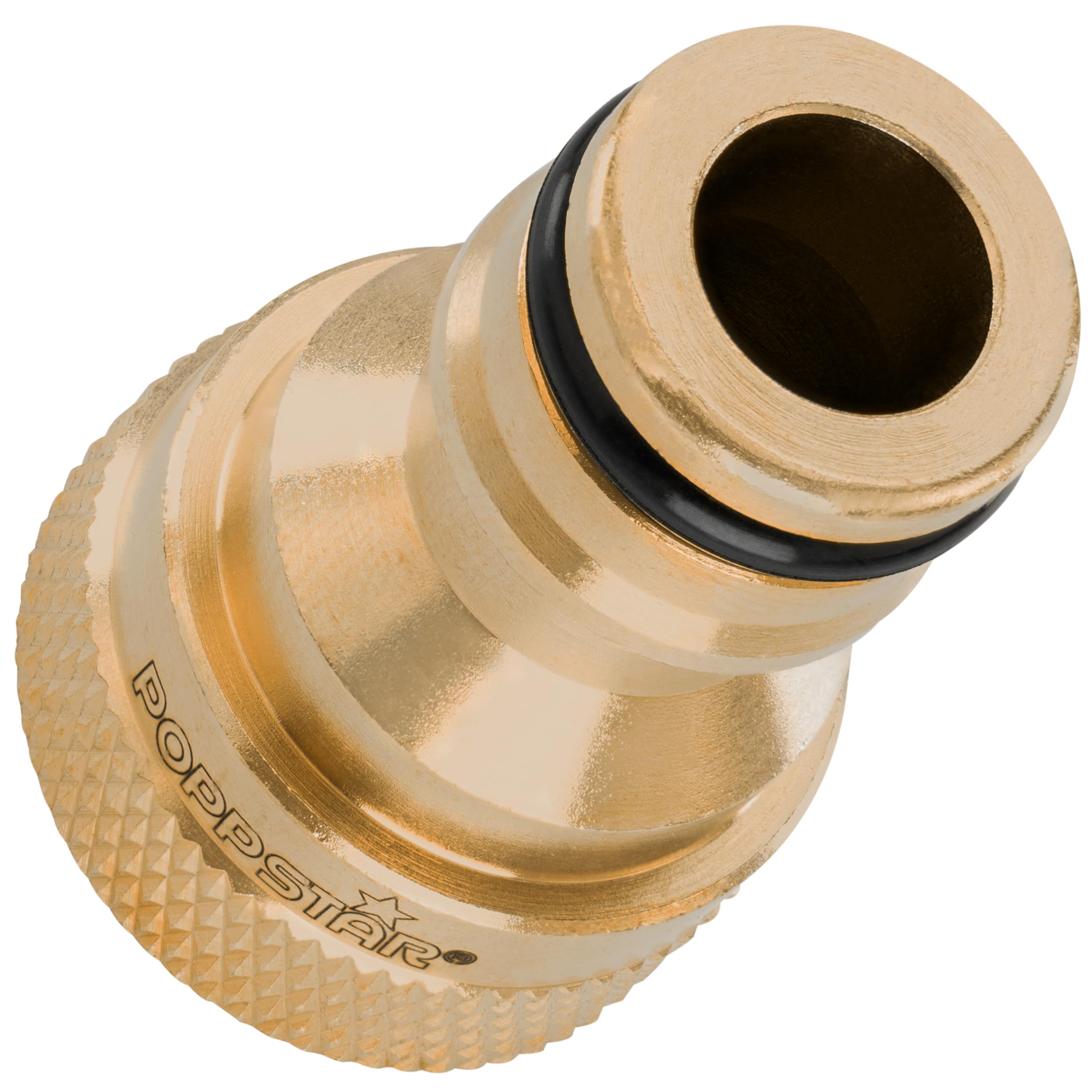 Mivos 2 connettori per rubinetto in ottone per rubinetti con filettatura esterna da 1/2 pollici