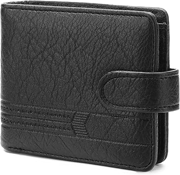 Mens Wallet Bifold Large Capacity Men forWallets Credit Card Holder with 2 ID Window 4 Card Slots