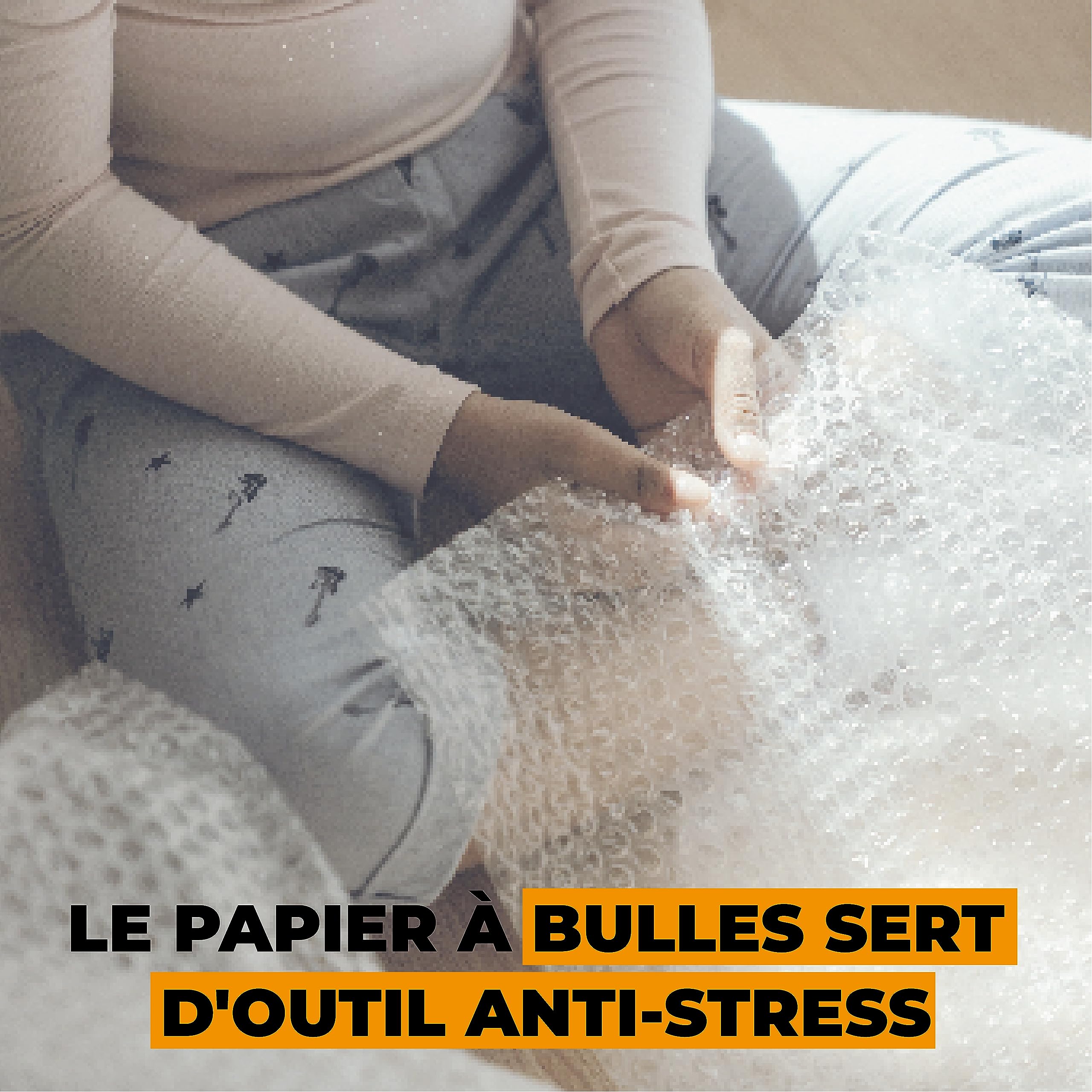 Rouleau de papier bulle 50 cm x 100 m + Film Transparent 50 cm x 300 m + Ruban Adhésif 48 mm x 66 m | Déménagement, Expédition, Emballage, Protection
