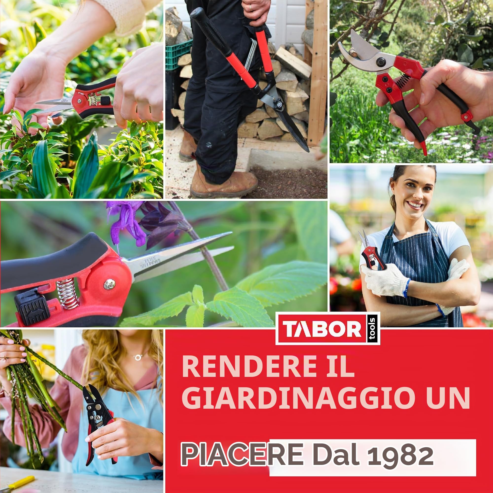 TABOR TOOLS J16E - Rastrello telescopico in metallo, lunghezza 160 cm, rastrello pieghevole regolabile per pulire rapidamente prato e cortile, rastrello per foglie da giardino, manico espandibile con