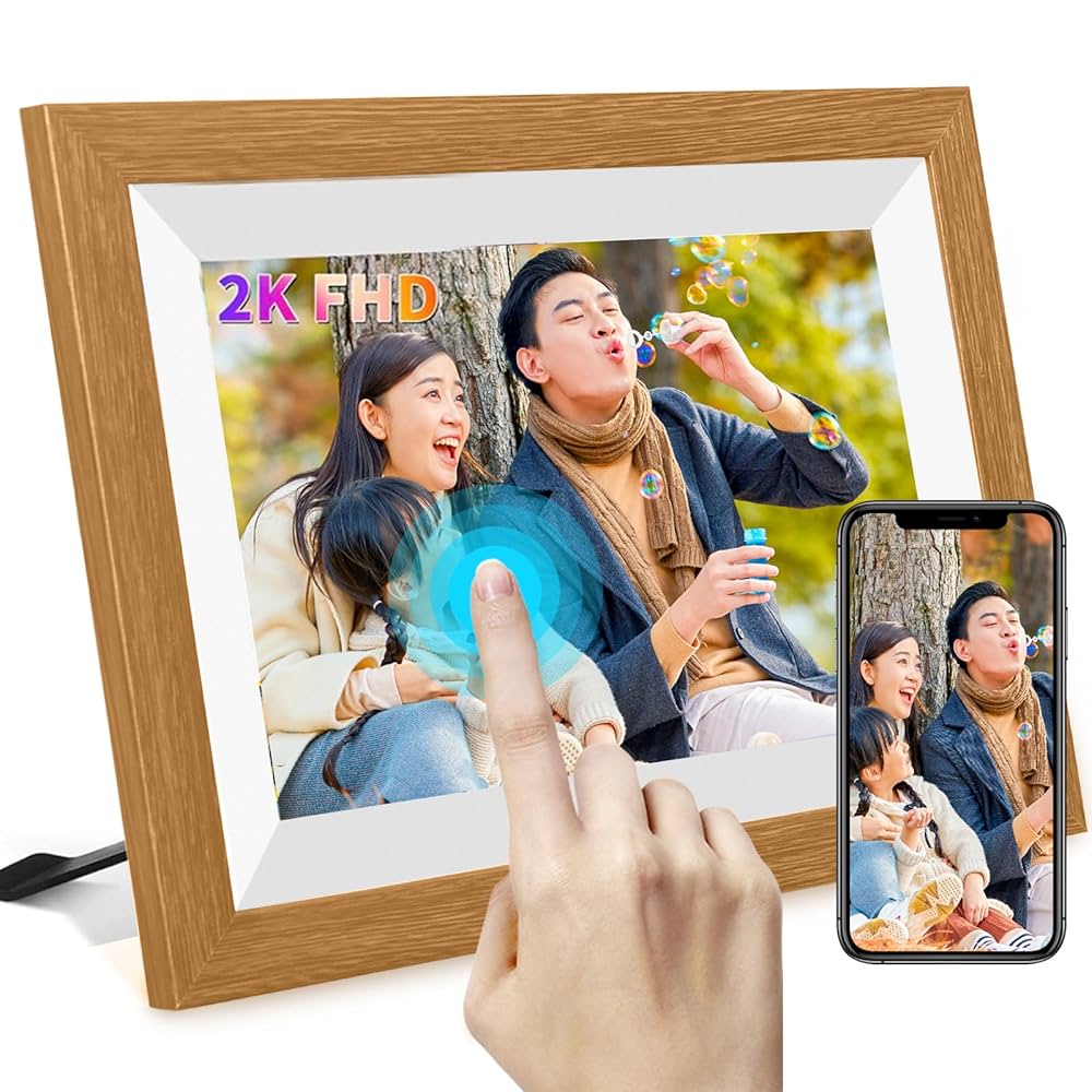 10.1インチ 2K FHD フォトフレーム Amazon | FHD1920×1280 32GB内蔵 デジタルフォトフレーム 【2025