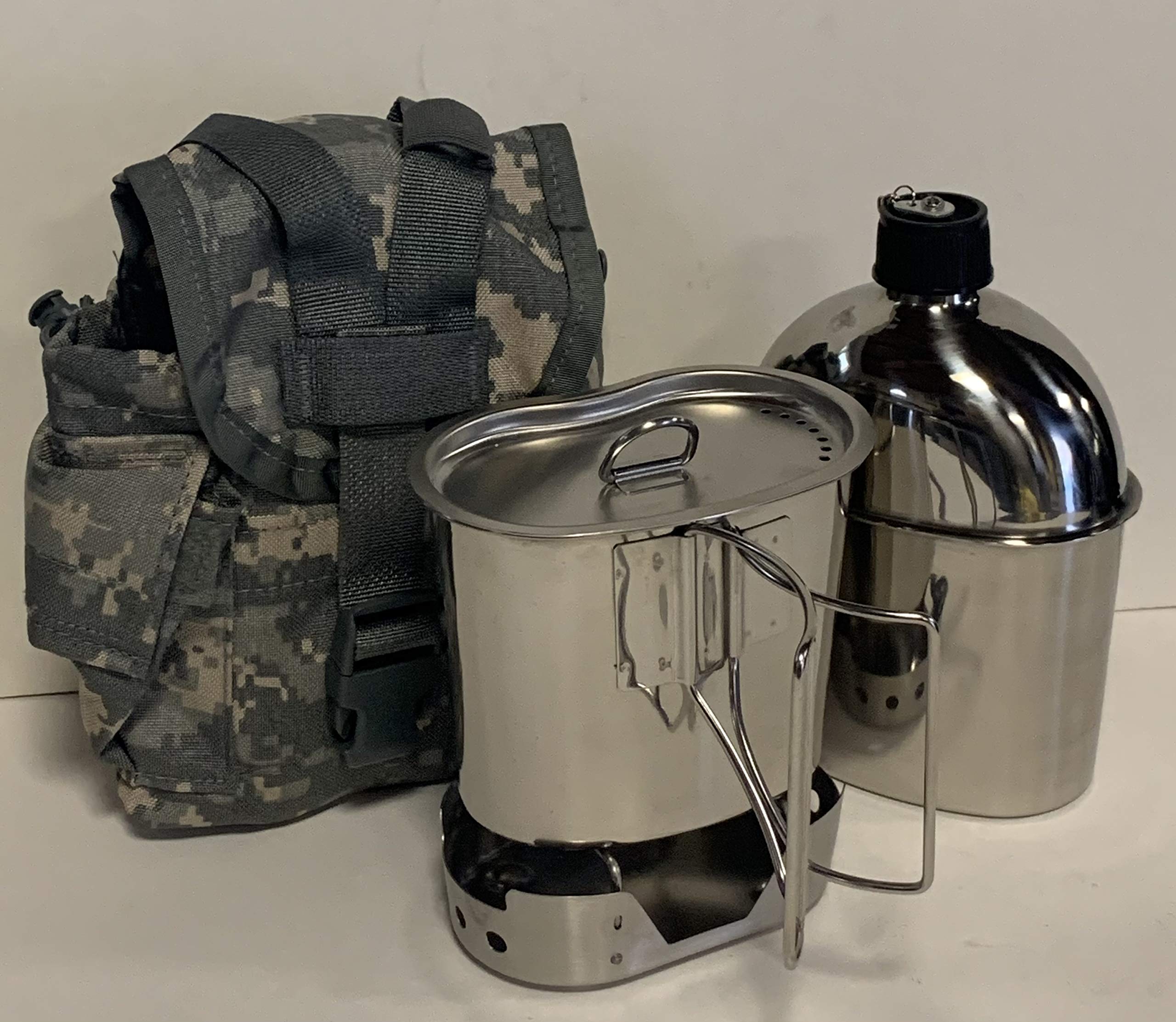 Buy G.I. Style 1 qt. Stainless Steel Canteen with Cup and Vented Lid