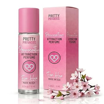 Pretty Privates Pheromone Perfume for Women with Enhanced Scents for Appeal, Temptation and Confidence - Roll On Perfume Oil - 10ml