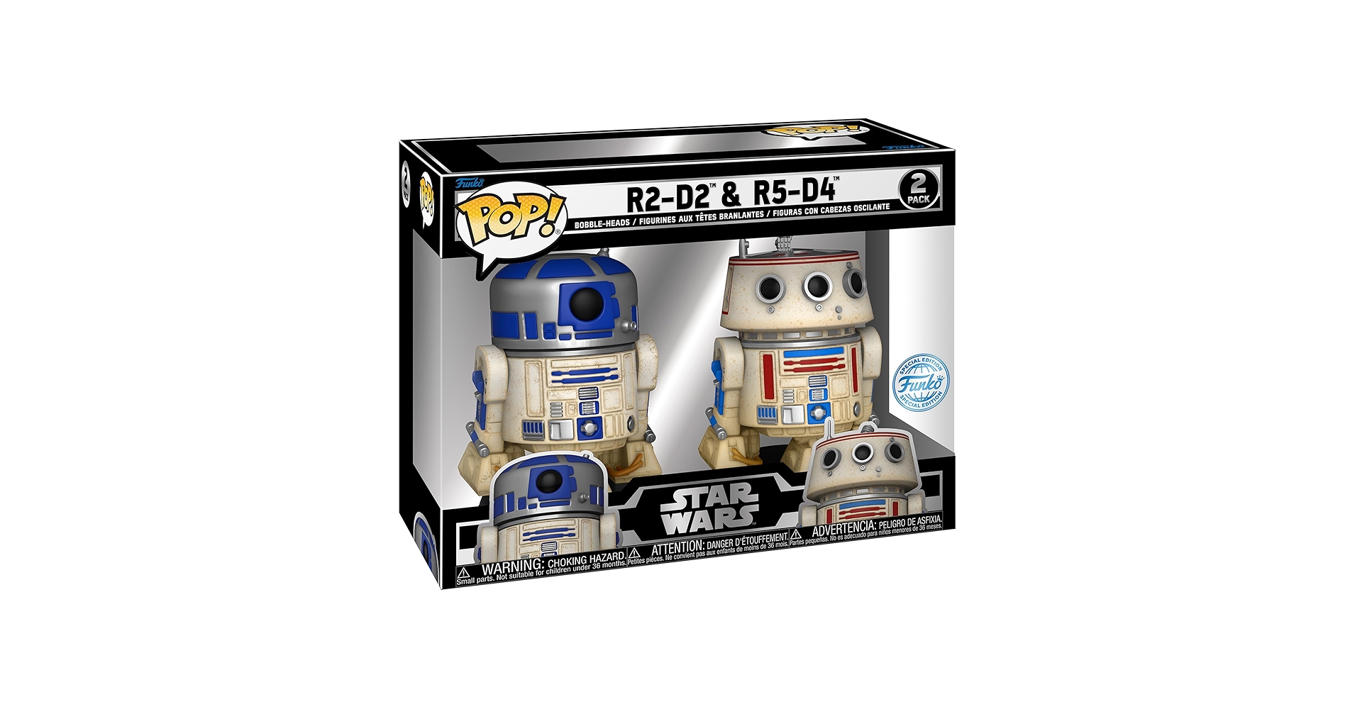 Amazon.com: Funko POP! Star Wars Celebration 2023 R2-D2 and R5-D4
