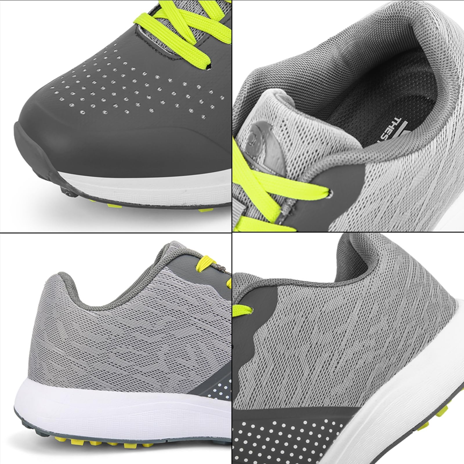 SDEQA Golfschuhe für Herren wasserdichte Professionelle Golfschuhe Turnschuhe atmungsaktive Für Den Outdoor- Und Indoor-Golf-Training