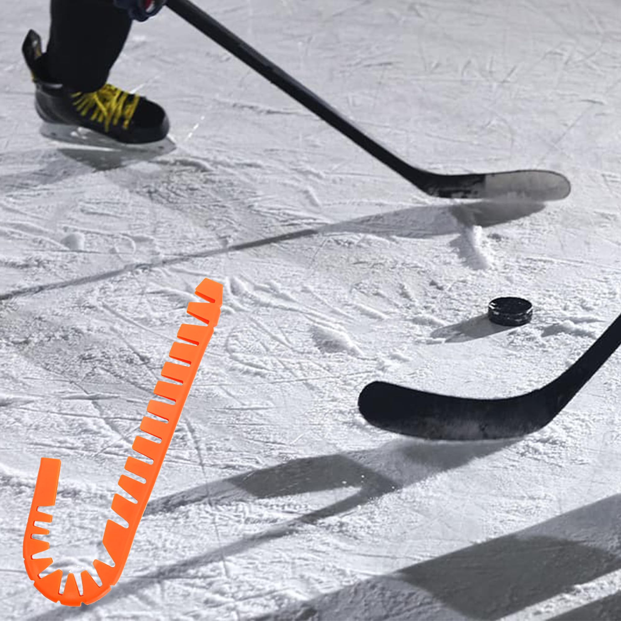 ZAHD Protectores de Bordes para Palos de Hockey Protector de Palo para Entrenamiento Fuera del Hielo Funda Ligera
