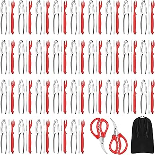 Jutom 93 Pcs Seafood Tools Set Crab Leg Crackers a...