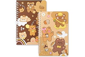 Rilakkuma A5 Spiral Notebooks - The Perfect Companion for Dreamy Note-Taking