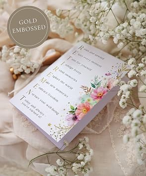 Joli Coon Retirement card ELEGANT - Premium Retirement card for woman with premium envelope and real wax seal - 17 x 11,5 cm